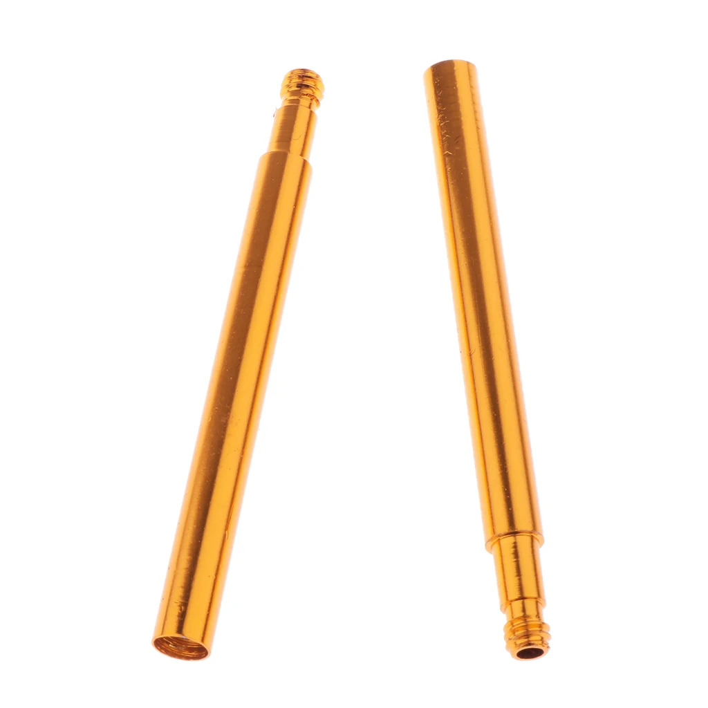 2pcs Bike Bicycle 70mm 2.76'' Alloy Presta Valve Extender French-Valve Adapter Extension Tube Accessories