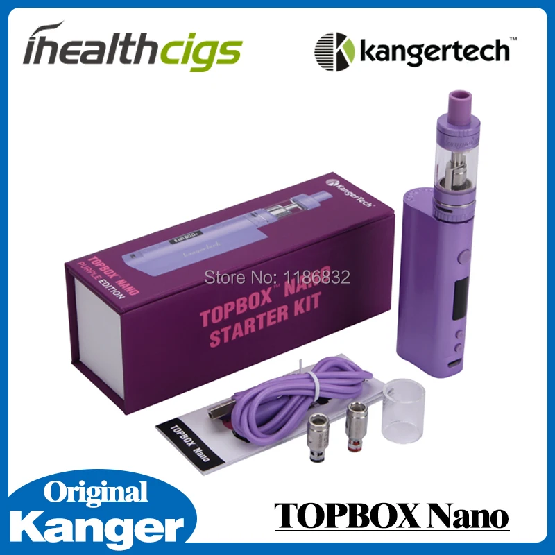 

100% Original Kanger Topbox Nano 60W box mod Temperature Control TC/VW Starter Kit