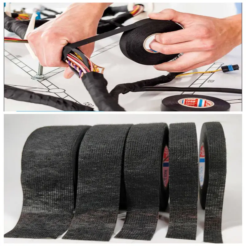 Heat resistant Wiring Harness Tape Looms Wiring Harness Cloth Fabric