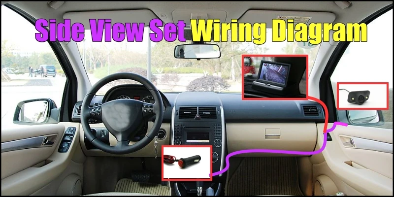 For Chevrolet Joy Trax Tracker Volt Malibu LiisLee Car Side View Camera Blind Spots Areas Flexible Copilot Camera Monitor System (13)