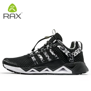 Rax nowe buty trekkingowe męskie buty górskie oddychające szybkie suszenie budy do wody Outdoor Sports Sneakers Walking buty wspinaczkowe tanie i dobre opinie Unisex CN (pochodzenie) RUBBER Lace-up Mesh (air mesh) Pasuje prawda na wymiar weź swój normalny rozmiar Spring2019 Stretch Spandex