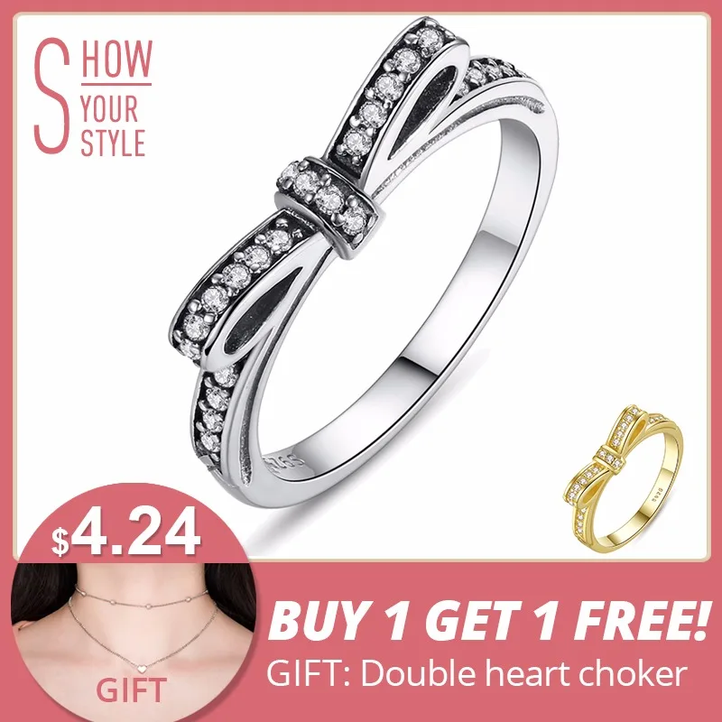 Anillo de plata esterlina 925 para mujer Día de San Valentín regalo de joyería