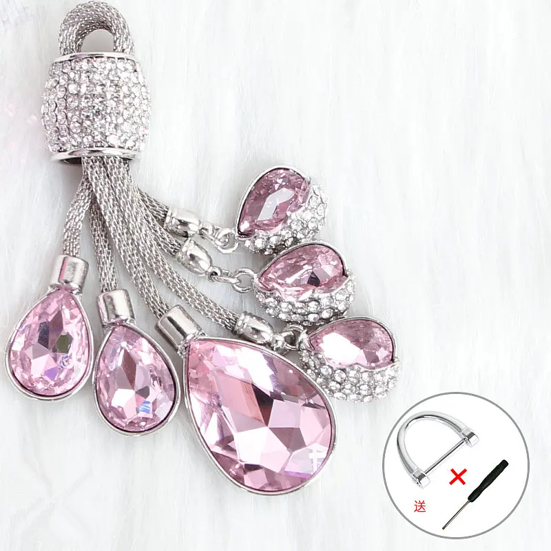 

2019 Super Shine Crystal Keychain Tears of the Sky Alloy Plating Droplets Car Key Ornaments Luggage&Bag Accessories