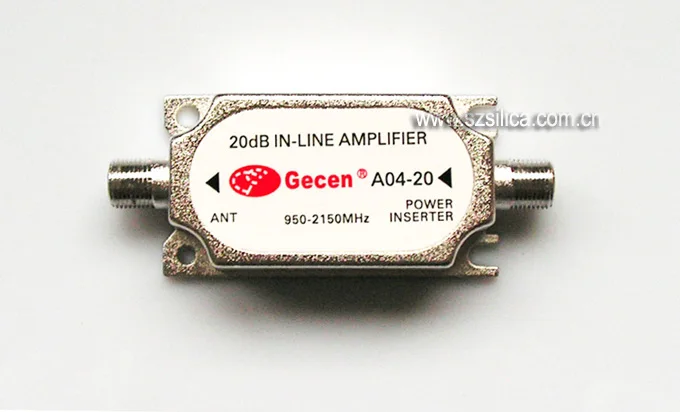 

Gecen SATELLITE DISH SIGNAL INLINE AMPLIFIER BOOSTER