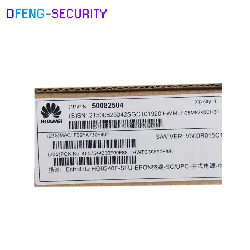 Оригинальная Проводная Gpon-клемма ecalife HG8240F Проводная ONU с 4 портами ethernet, английский интерфейс