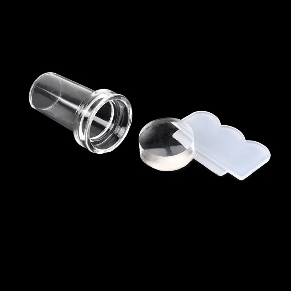 2,4 см чистый дизайн ногтей штамповка стемпер скребок изображения пластины для маникюра Инструменты для печати маникюр инструмент для печати DIY пластик DIY Дизайн ногтей