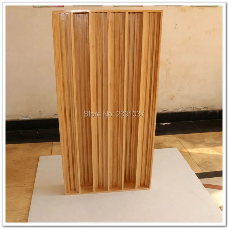 Beste Hoge Kwaliteit 2 stuk Hout QRD Diffusie Akoestische Panel Sound Diffuser Skyline Panel behandeling absorptie panel Big size120x60cm