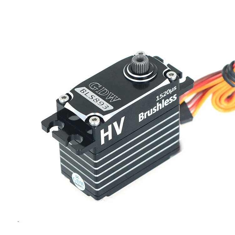 

1PC GDW 893 Brushless Servo 28KG-36KG Large Torque Servos 8.4V High Pressure Waterproof Server for RC Climbing Cars Upgrade