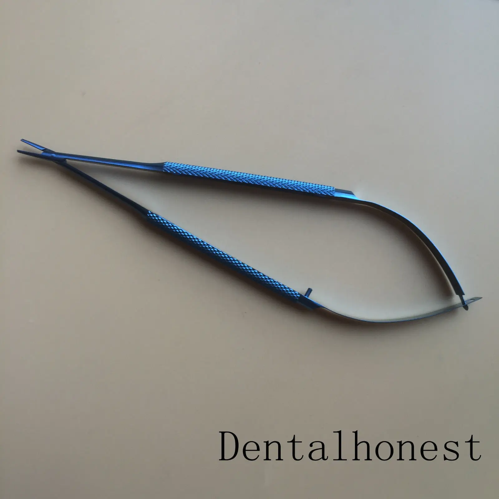 

Titanium Needle Holder Straight 10mm long Blades total length 18cm