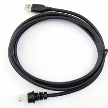 2 шт. в партии, для детей ростом от сканер штрих-кода USB кабель, 2Mtr, для Metrologic MS7120 \ MS5145 \ MS9590 \ MS9540 \ MS9520 \ MS9535 \ MS1690, а не для PS2 RS232 кабель