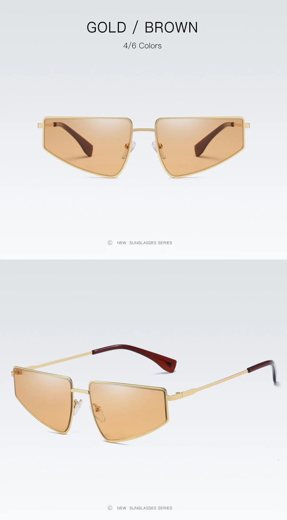 Уникальные неравномерные очки ночного видения с желтыми линзами для вождения глаз очки для мужчин и женщин металлические очки 9305CJ