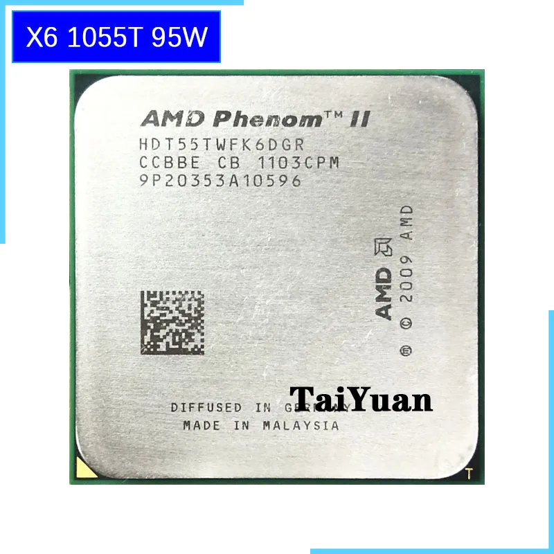 Amd Phenom Ii X6 1055t 1055 2.8g 95w Six-core Cpu Processor ...