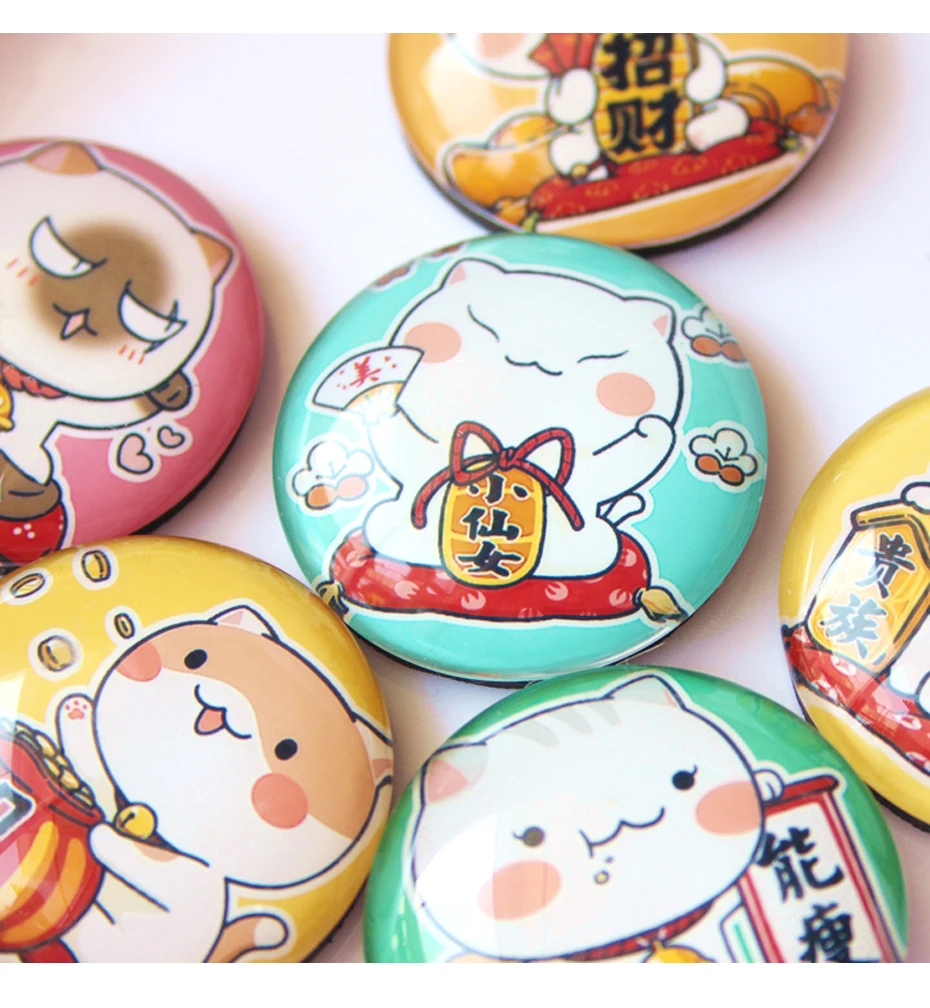 cat hot souvenirs Fridge Magnets 03
