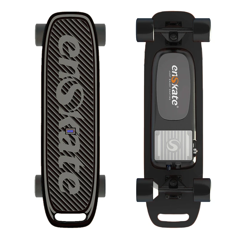 EnSkate WoBoard, мини электрический скейтборд, Лонгборд, скутер, умный скейтборд, пульт дистанционного управления, батарея samsung, 4 уровня скорости, черный