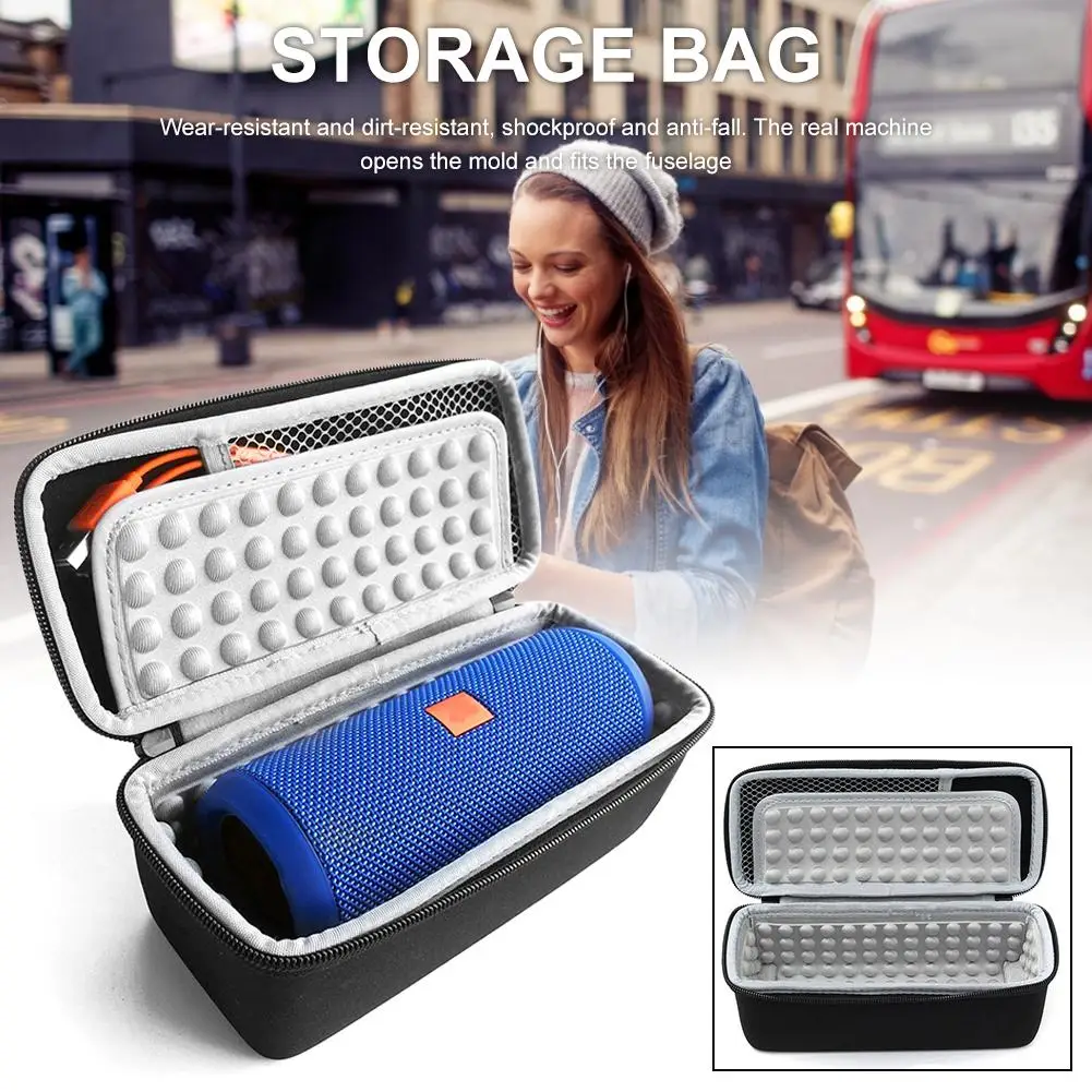 

For JBL Flip 3/Flip 4 Wireless Bluetooth Speaker EVA Audio Storage Bag For JBL Flip 3 4 Travel Carrying Portable Speaker Bag