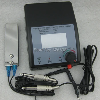

One Digital Dual Tattoo Power Set With Foot Pedal Clip Cord Supply PCFS32