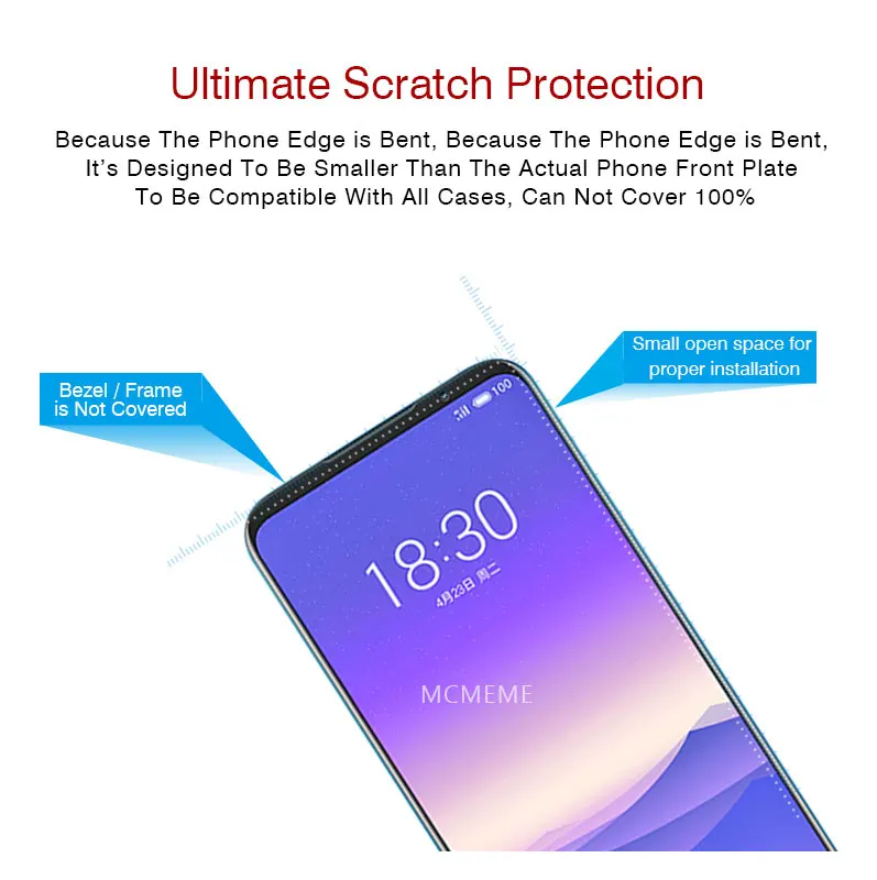 Защитное стекло для MEIZU 16s pro закаленное 16 16xs экрана Защитная пленка