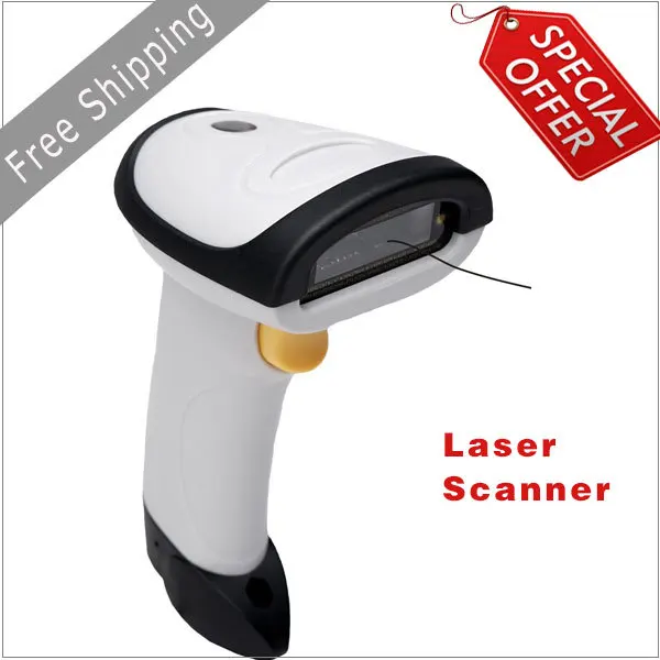 Usb Laser Barcode Scanner Barcode Reader Decoder Wire Hid Handheld Bar