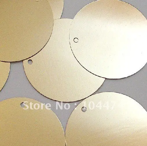 Free Shipping 600pcs Large 60mm Paillettes / Penny Sequins, metallic