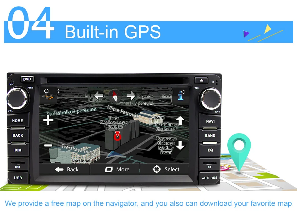 Flash Deal Eunavi 2 din Android 8.1 tda7851 car dvd radio player for Toyota Hilux VIOS Old Camry Prado RAV4 Prado 2003-2008 gps navi stereo 9