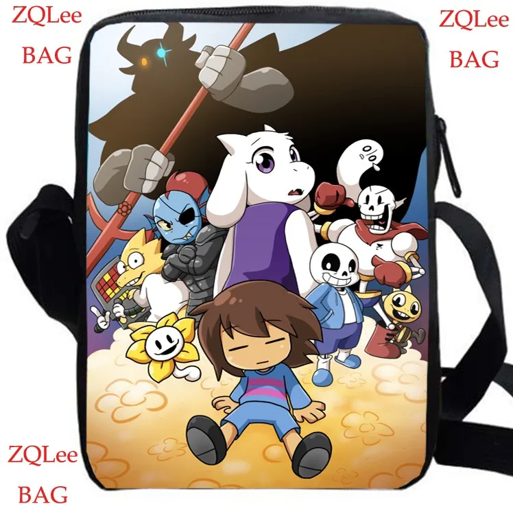 Сумка через плечо undertale для девочек и мальчиков женские сумки аниме мультяшная