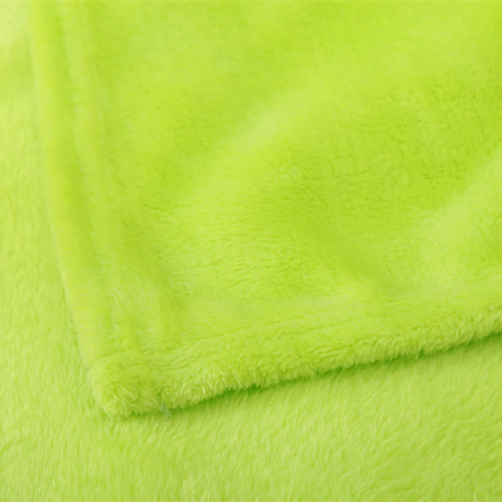 50*70 см супер мягкое одеяло Фланелевое покрывало для полета на самолете однотонное Коралловое флисовое покрывало теплое постельное белье одеяло s диван офис Домашний текстиль