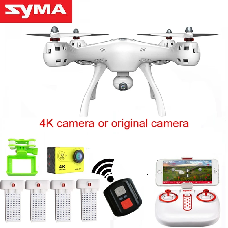 SYMA X8PRO GPS Радиоуправляемый Дрон с камерой Wi-Fi 720P HD FPV высотный удерживающий селфи X8