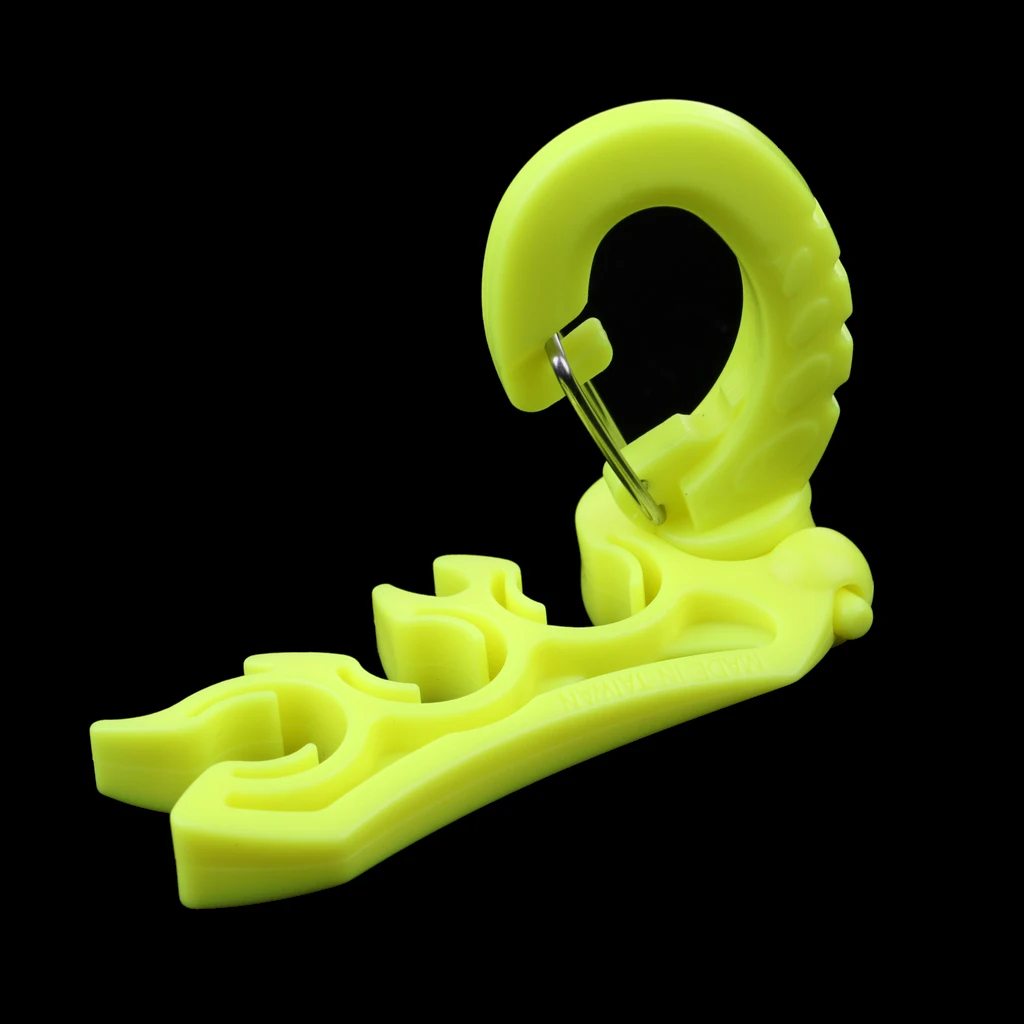 Durable Nylon Triple 3 Hose Holder Regulator Gauge Octopus Retainer & Clip for Underwater Scuba Diving Diver Water Sports