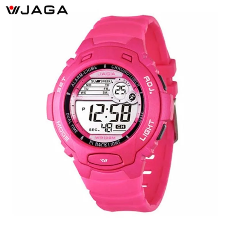 JAGA New Design Women Sports Watch Waterproof Digital Watch For Women