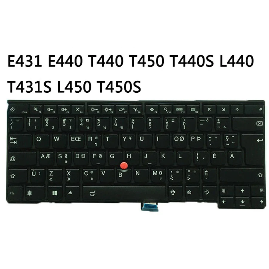 Фирменная новинка оригинальный клавиатура для ноутбука lenovo IBM Thinkpad E431 E440 T440 T450 T440S T431S L450 L440 Канада Стандартный