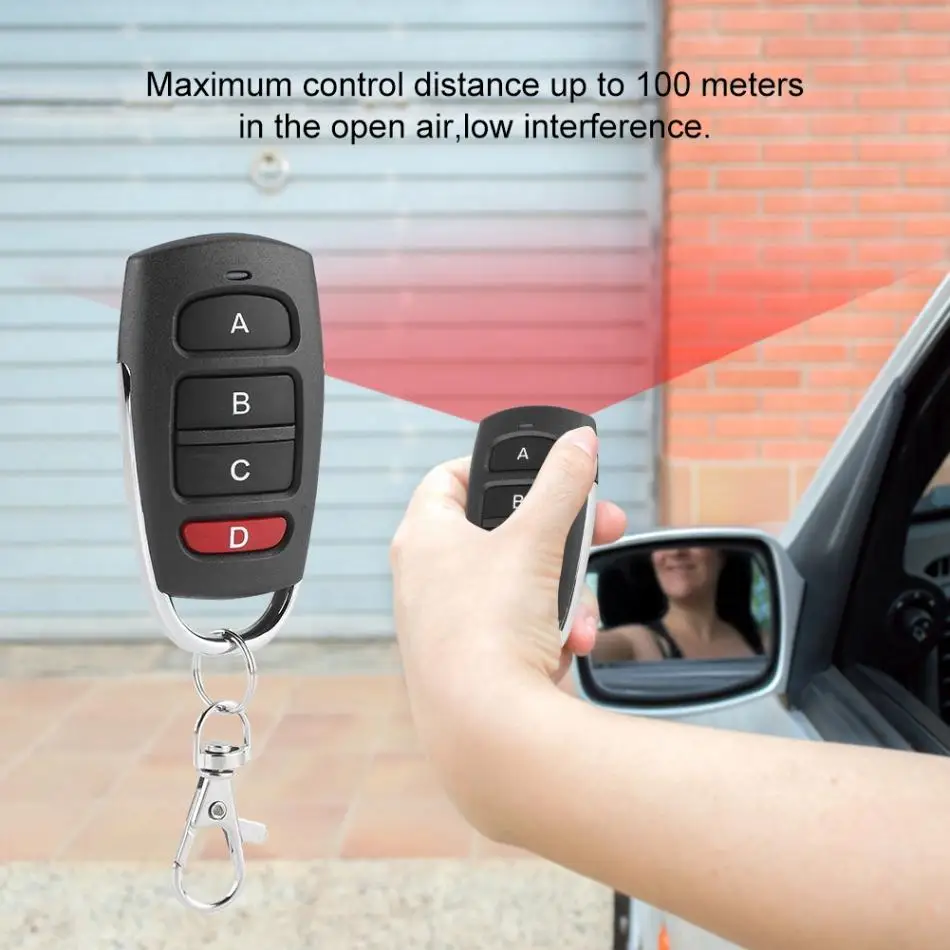 Универсальный Автомобильный ключ дистанционного управления 433mhz Клонирование Cloner умный электрический ключ для гаражной двери автомобильный пульт дистанционного управления замена на Лидер продаж