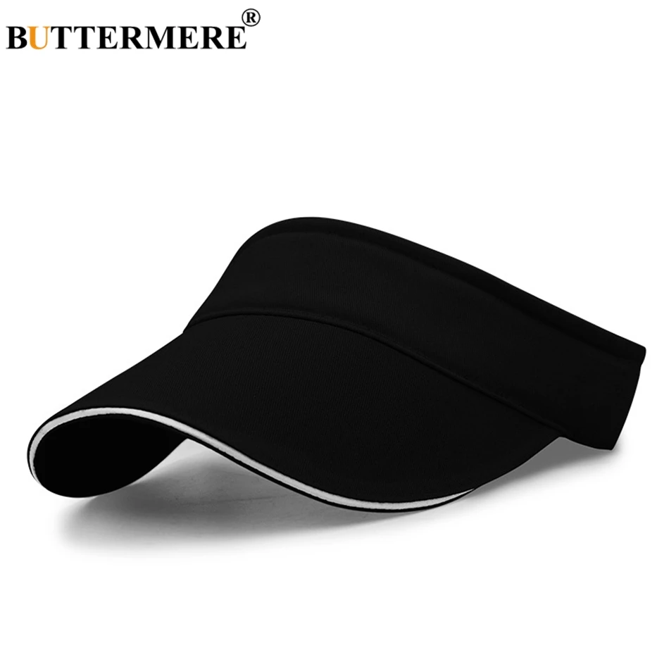 BUTTERMERE قناع قبعة الشمس الرجال النساء السود القطن الكلاسيكية الربيع قبعة صيفية الذكور قابل للتعديل عارضة الأزياء الأساسية الشاطئ قبعة وغطاء