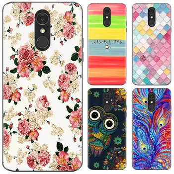 

New Arrival Phone Case For LG Q7 5.5-inch Fashion Design Art Painted TPU Soft Case Silicone Cover