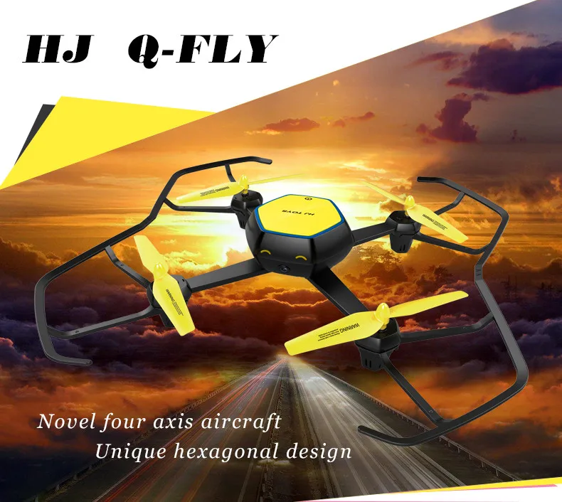 Удивительные huajun w606-6 Quadcopter с Wi-Fi HD Камера высота Удержание headless режим Дистанционное управление самолета Игрушечные лошадки VS SYMA h8c Дрон