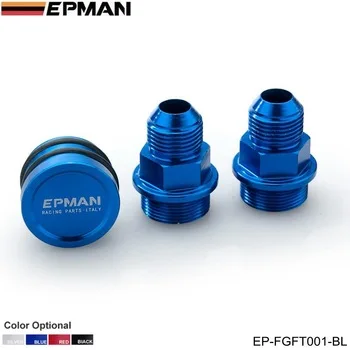 EPMAN  Block Port Plug and Block Fittings M28 TO 10AN w/ New Crush Washers For Honda B Series EP-FGFT001