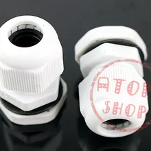 10 шт. Лидер продаж PG7 3-6,5 мм кабельный сальник для герметизации провода с IP68 Водонепроницаемый нейлоновый Пластиковый кабель кабельный ввод Разъем высокое качество ЕС