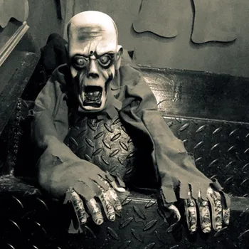 

Horror Halloween Creeping Ghost Creep Ghost with Red Eyes Scary Sound and Moving for Escape Hunted House CPW32