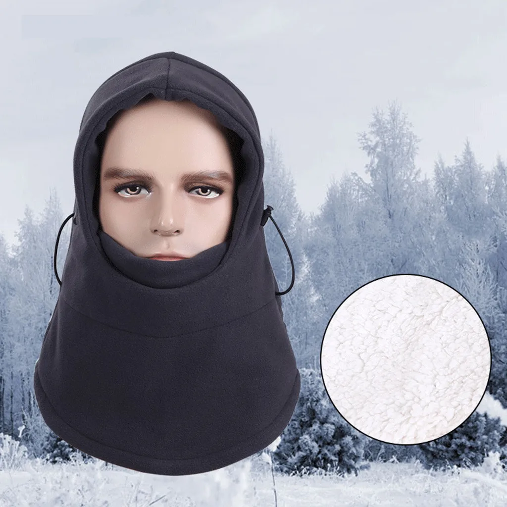 2019 TOP Winter Outdoor Riding Windproof Fleece Hood CS Mask Thick Warm