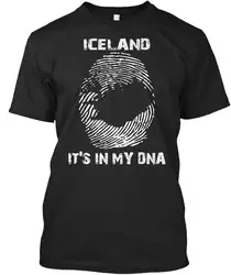 2019 Модный летний Стиль Исландии ДНК-это в мой стандартный унисекс футболка