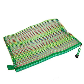 

Zipper Closure Nylon Sheer File Bag Holder with Strap
