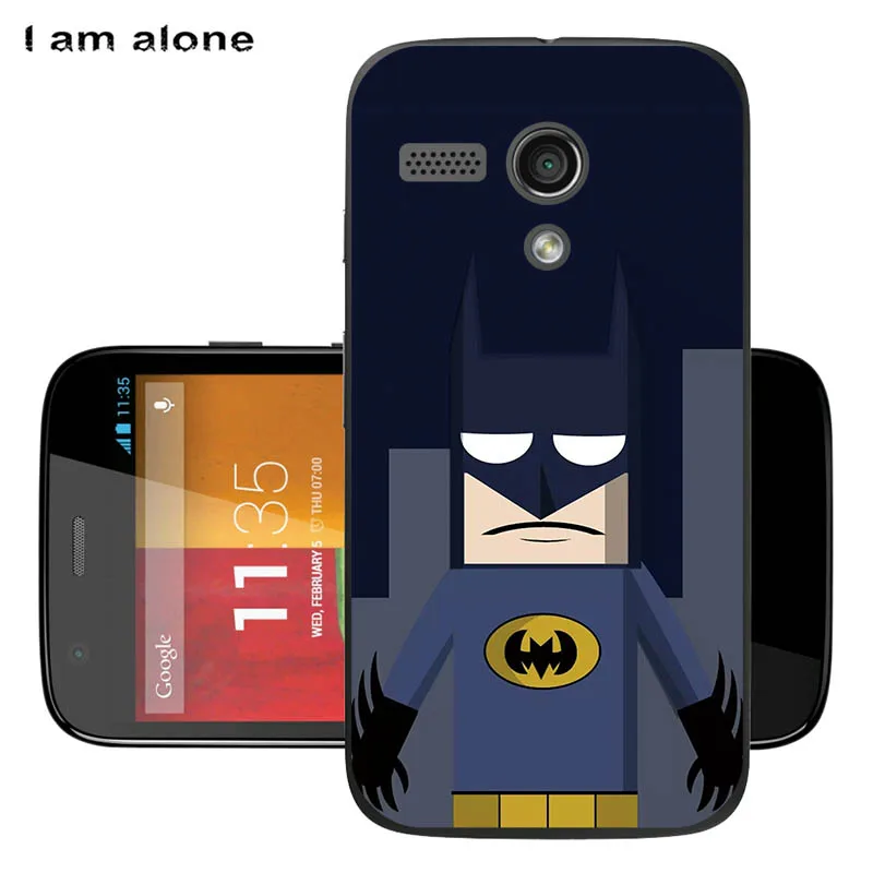 Чехлы для телефонов I am alone для Motorola Moto G XT1032, мягкий ТПУ чехол для мобильного телефона, милые сумки для Motorola Moto G