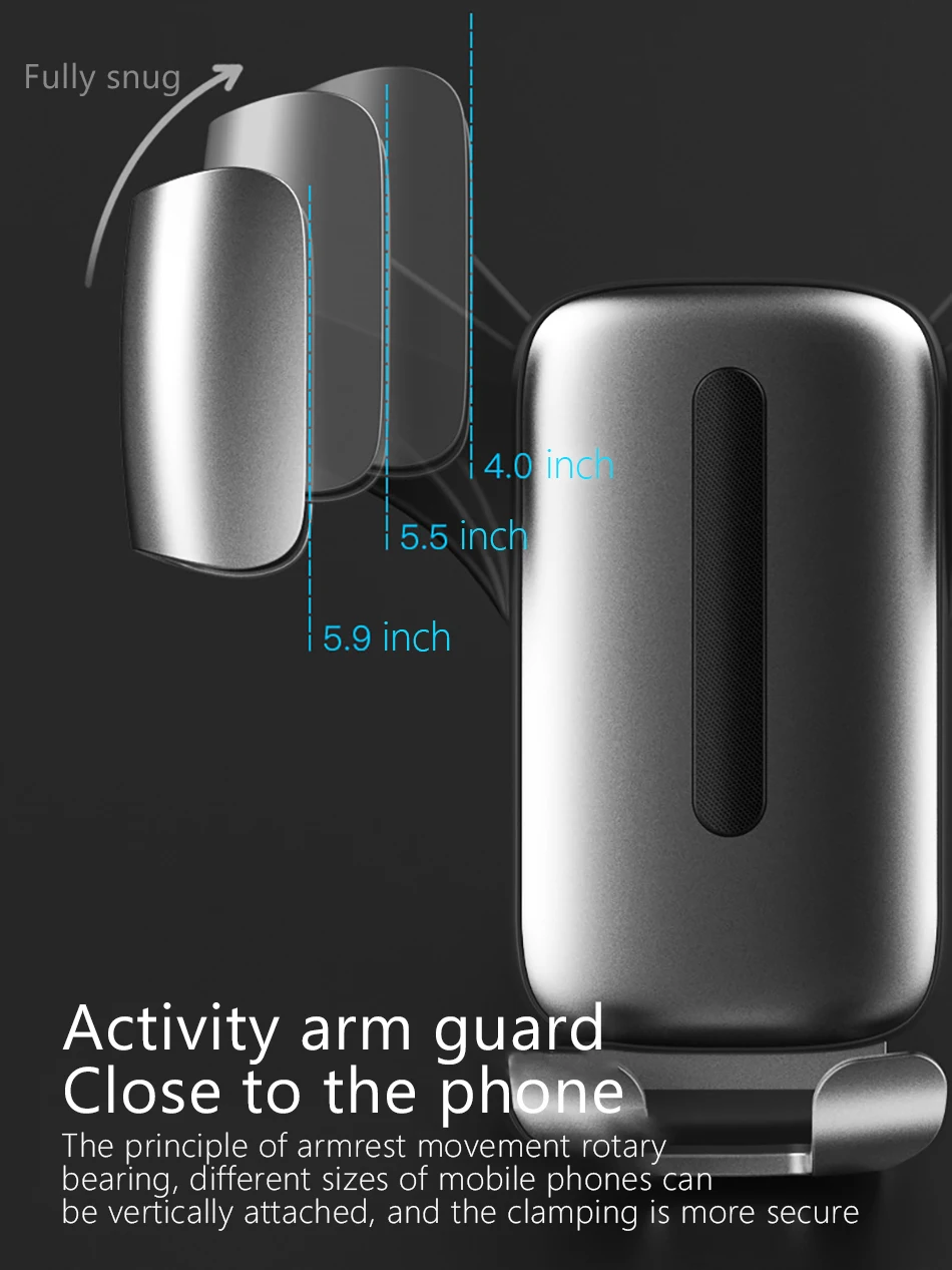 !ACCEZZ Universal Air Vent Car Phone Stand Holder For Samsung S9 iPhone X 8 Xiaomi Huawei Bracket Aluminum Alloy Support Holder (8)