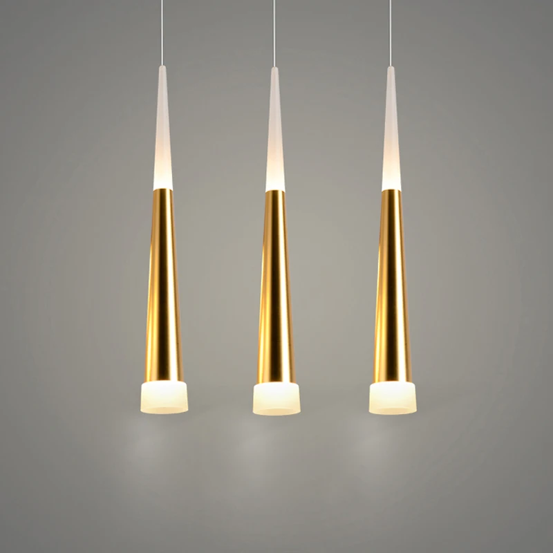 

AC85-265V 5W LED Pendant Lamp Long Tube light Kitchen Island Dining Room Shop Bar Counter Decoration Pendant Light Kitchen Lamp