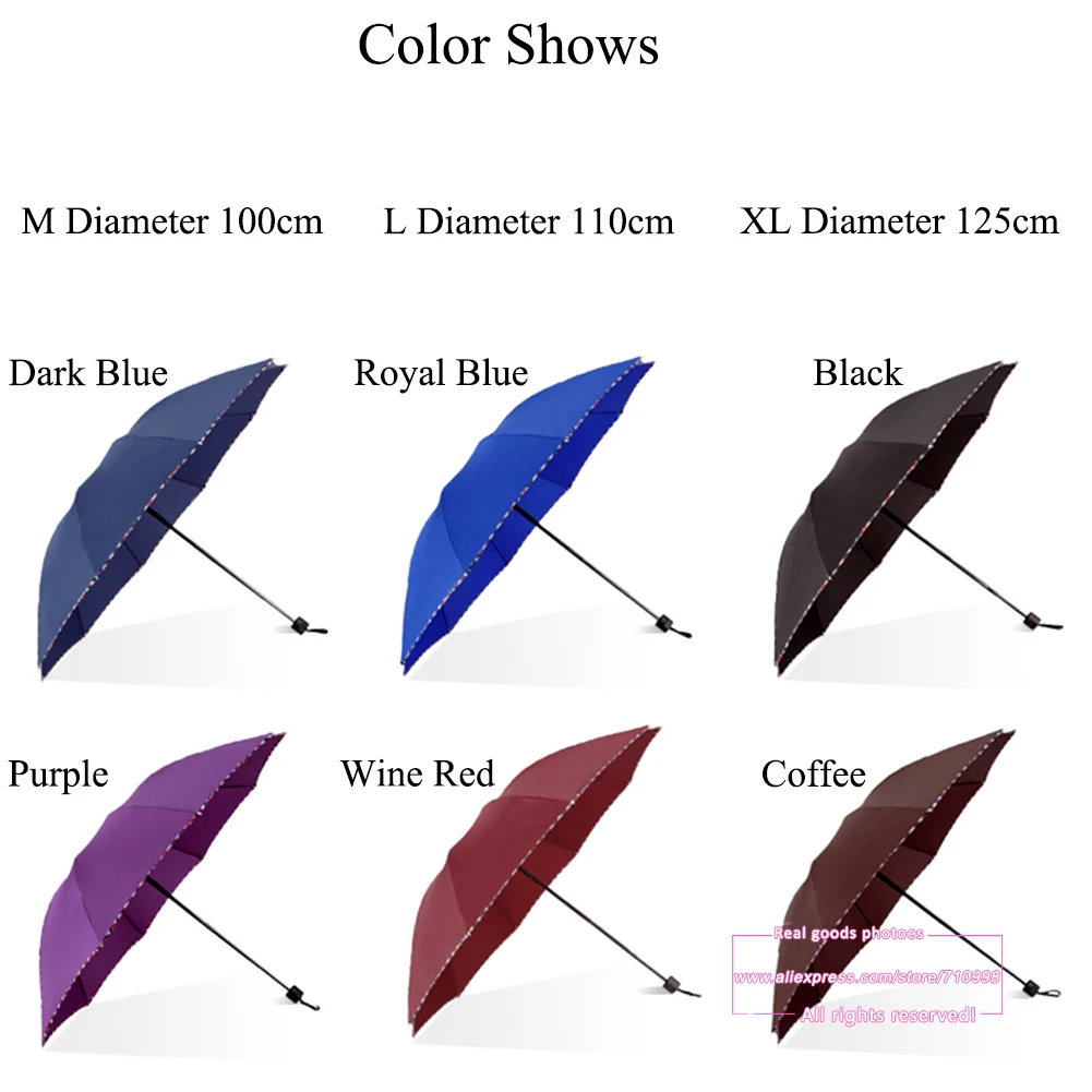 Drop Shipping Three Sizes Business Style Anti UV Inverted Umbrella