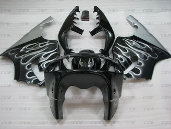 

Zx7r 1996 - 2003 Bodywork Zx7r 96 97 Motorcycle Fairing for Kawasaki Zx7r 1997 Black Silvery Flame Bodywork