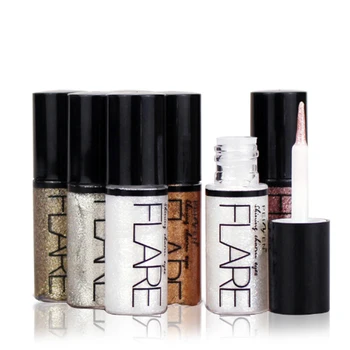 

PNF Professional New Eye Liners Cosmetics for Women Pigment Silver Rose Gold Color Liquid Glitter Eyeliner Shiny Cosmetics