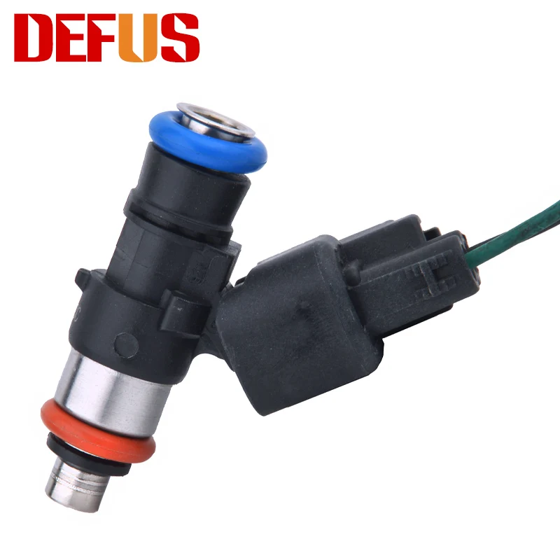 

8pcs Fuel Injector For Modified Car 650cc High Performance Spray Nozzle Injection System Inejctors Kits Fuel with Plugs Black