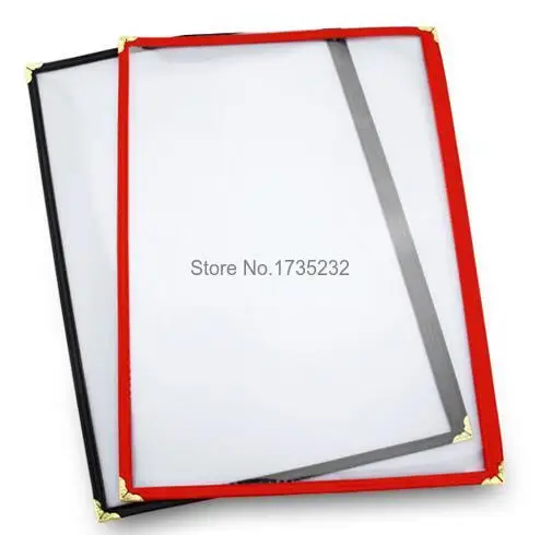 

Advertising photo Album Standard 1 page A4 PVC Recipe frame book Restaurant food shop menu frame file list picture albums