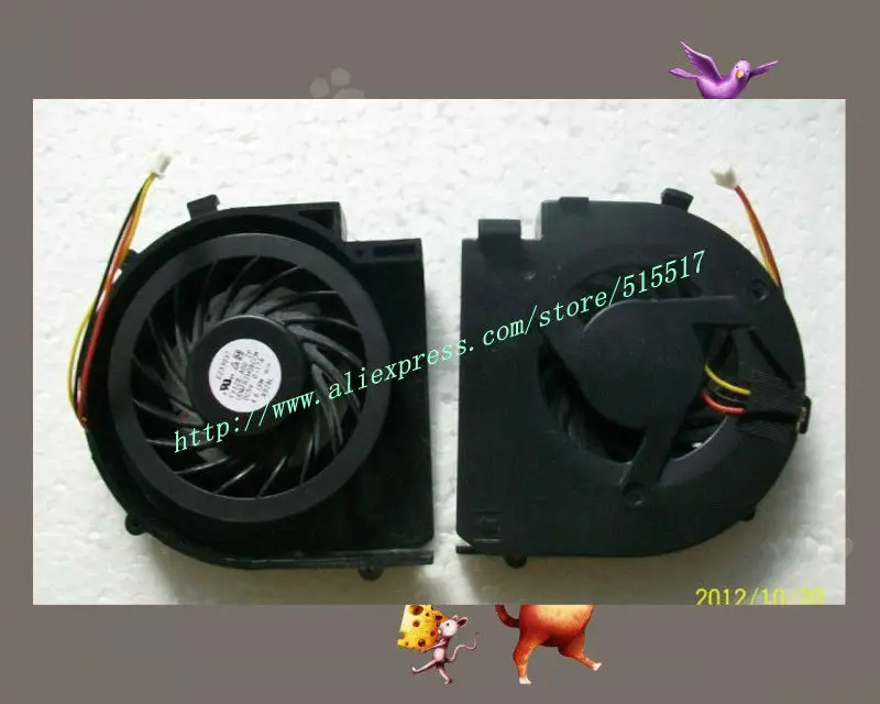

Free shipping wholesale notebook cpu fan cooler For Dell Inspiron N4030 laptop cooling sysrem fan