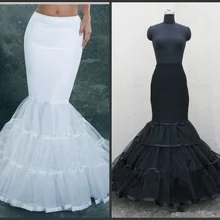 Винтажное бальное платье размера плюс, юбка-американка русалки для свадебного платья, белая подъюбная юбка с кринолином для девочек, кринолин